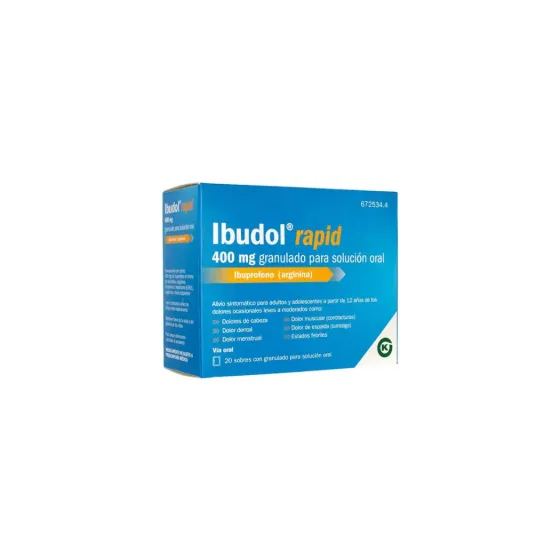 IBUDOL RAPID KERN 400 MG 20 SOBRES GRANULADOS