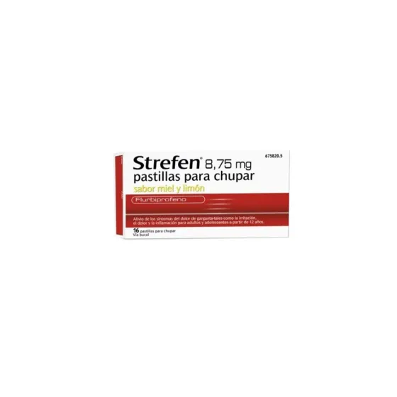 STREFEN 8.75 MG 16 PASTILLAS PARA CHUPAR MIEL Y LIMON