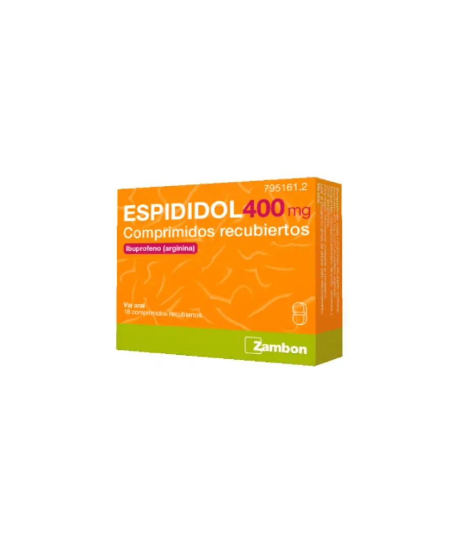 ESPIDIDOL MENTA 400 MG 18 COMPRIMIDOS