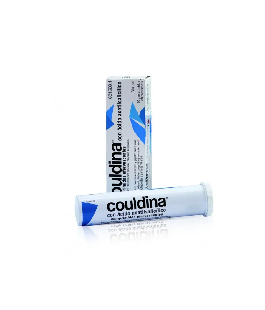 COULDINA CON ACIDO ACETILSALICILO 20 COMPRIMIDOS EFERVESCENTES