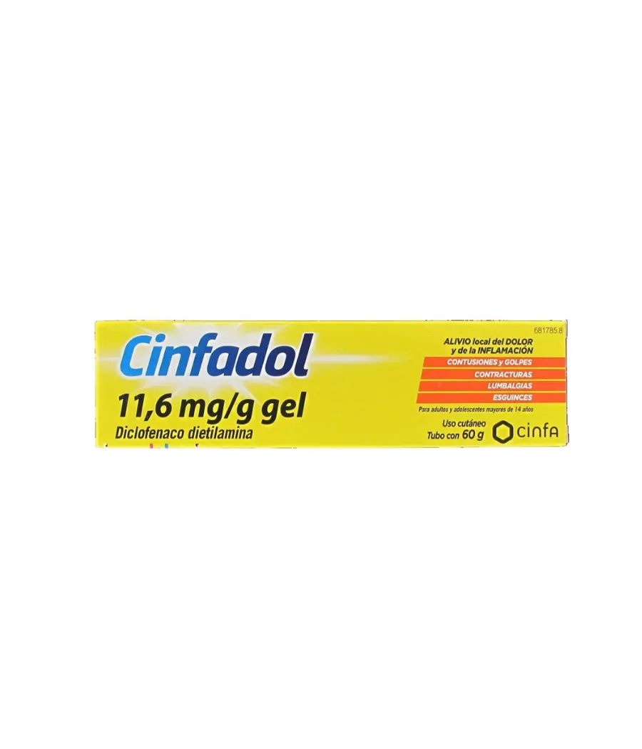 CINFADOL 11.6 MG/G GEL TOPICO 60 GR