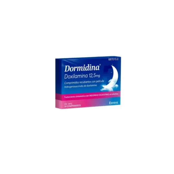 DORMIDINA 12.5 MG 14 COMPRIMIDOS