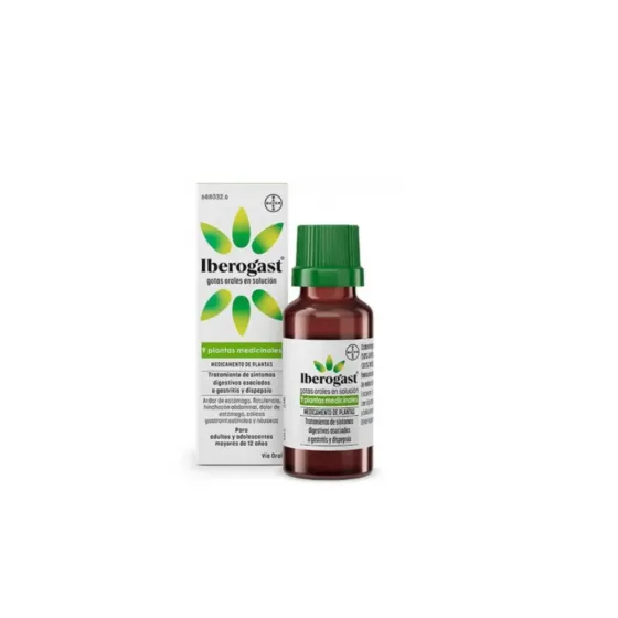 IBEROGAST GOTAS ORALES SOLUCION 20 ML