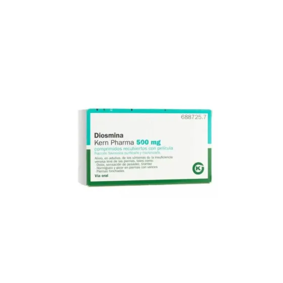 DIOSMINA KERN 500 MG 60 COMPRIMIDOS RECUBIERTOS