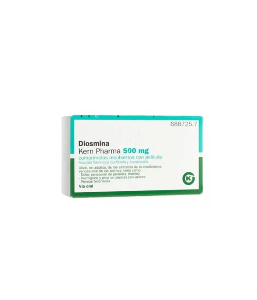 DIOSMINA KERN 500 MG 60 COMPRIMIDOS RECUBIERTOS