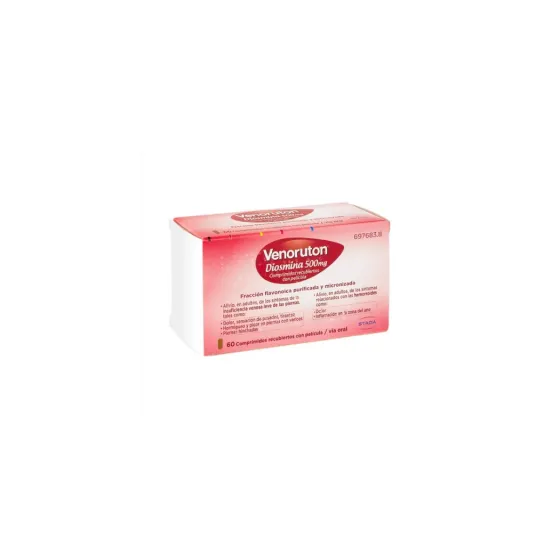 VENORUTON DIOSMINA 500 MG 60 COMPRIMIDOS RECUBIERTOS