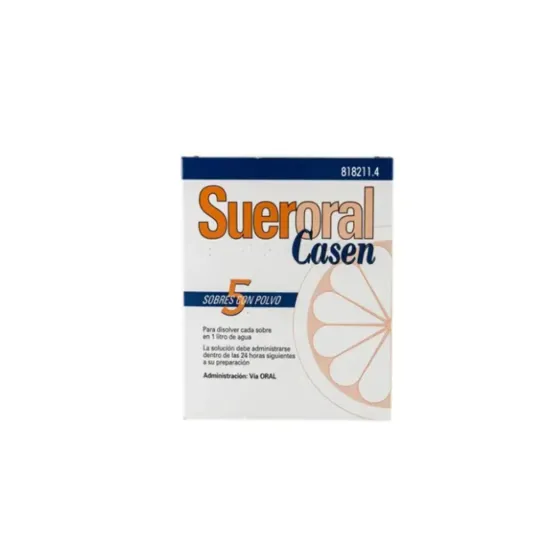 SUERORAL CASEN 5 SOBRES POLVO SOLUCION ORAL