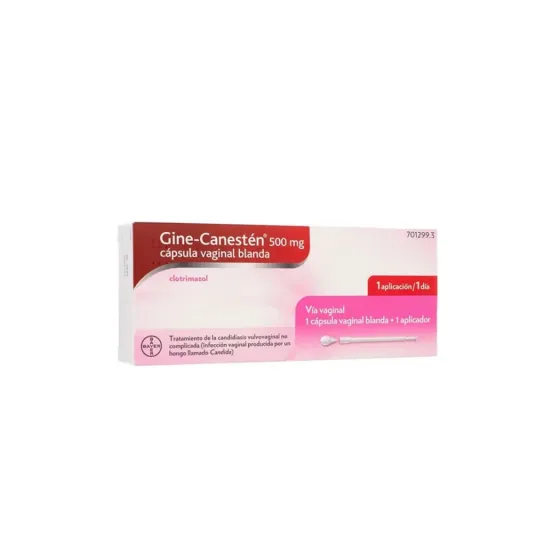GINE CANESTEN 500 MG 1 CAPSULA VAGINA BLANDA CON APLICADOR