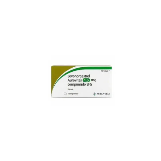 LEVONORGESTREL AUROVITAS 1.5 MG 1 COMPRIMIDO