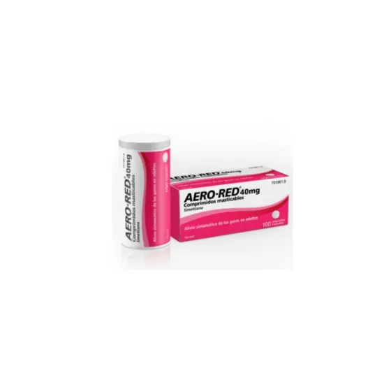 AERO RED 40 MG 100 COMPRIMIDOS MASTICABLES