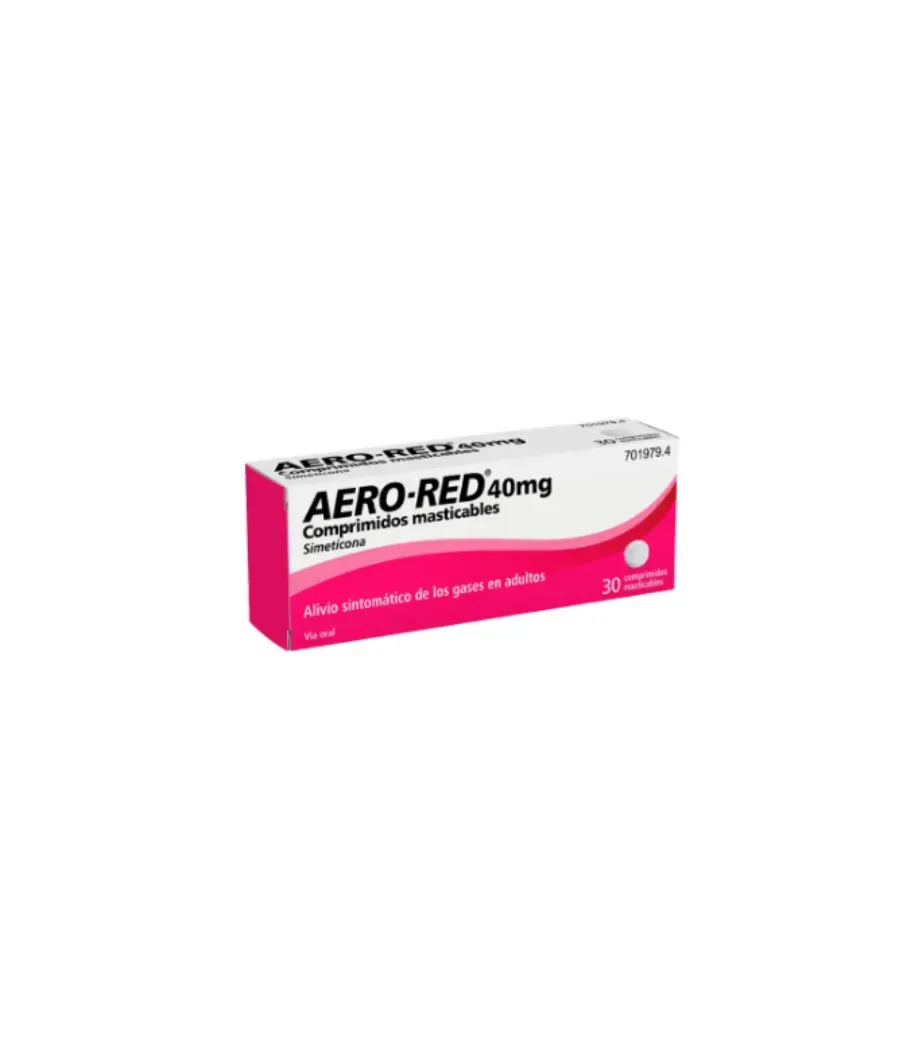 AERO RED 40 MG 30 COMPRIMIDOS MASTICABLES