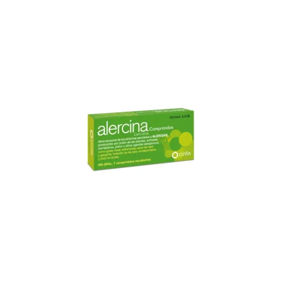 ALERCINA 10 MG 7 COMPRIMIDOS