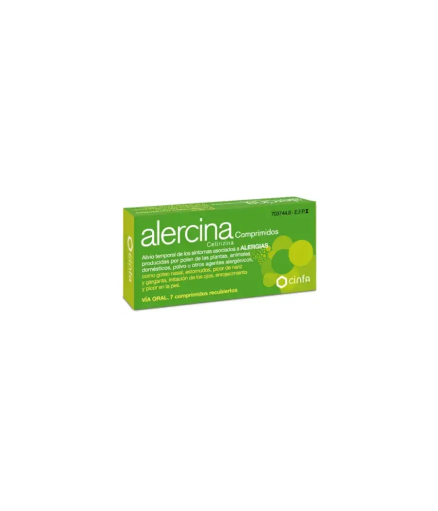 ALERCINA 10 MG 7 COMPRIMIDOS