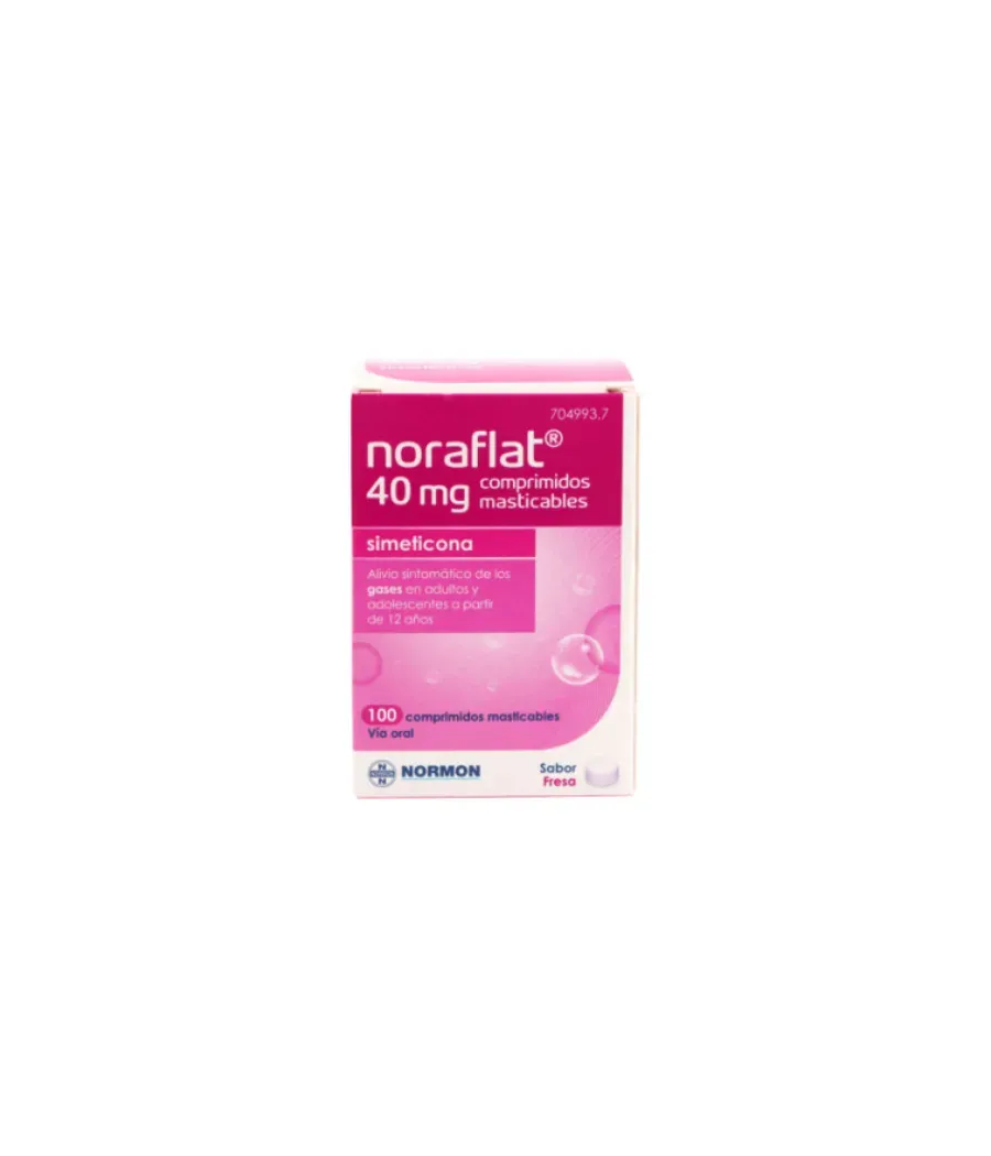 NORAFLAT 40 MG 10 COMPRIMIDOS MASTICABLES