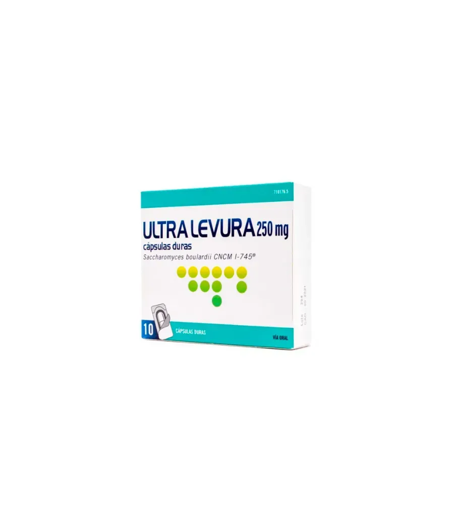 ULTRA LEVURA 250 MG 10 CAPSULAS