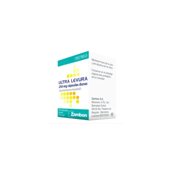 ULTRA LEVURA 250 MG 20 CAPSULAS
