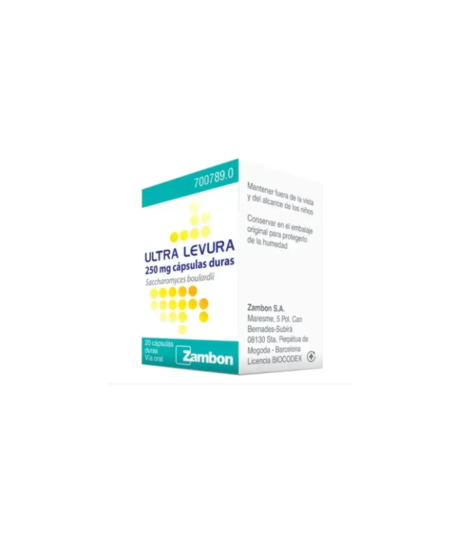 ULTRA LEVURA 250 MG 20 CAPSULAS