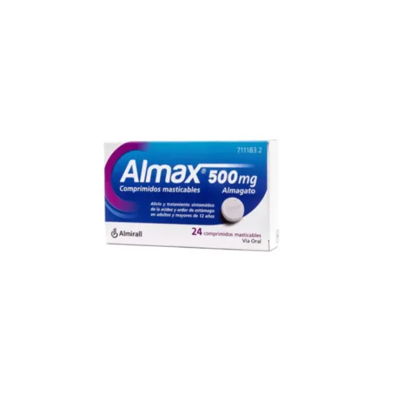 ALMAX 500 MG 24 COMPRIMIDOS MASTICABLES
