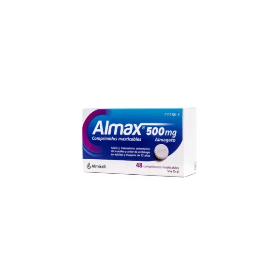 ALMAX 500 MG 48 COMPRIMIDOS MASTICABLES