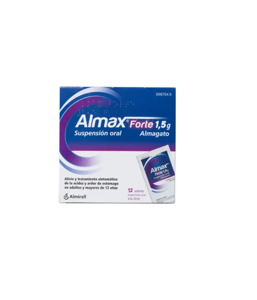 ALMAX FORTE 1.5 GR 12 SOBRES SUSPENSION ORAL