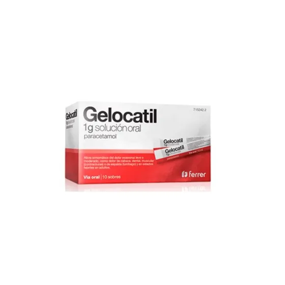 GELOCATIL 1 G SOLUCION ORAL 10 SOBRES
