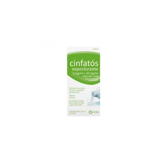 CINFATOS EXPECTORANTE 2/0 MG/ML JARABE 200 ML