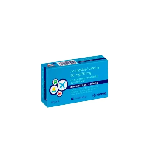 NORMOSTOP CAFEINA 50 MG  4 COMPRIMIDOS