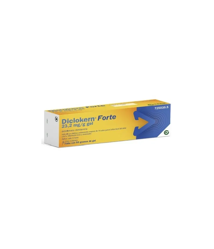 DICLOKERN FORTE GEL 23.2 MG 100 GR