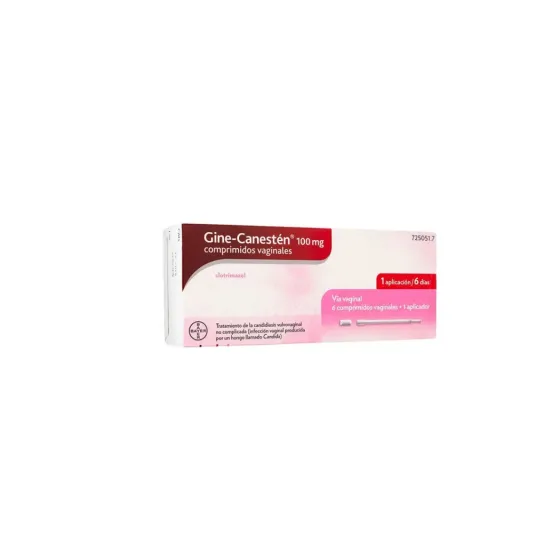 GINE CANESTEN 100 MG 6 COMPRIMIDOS VAGINALES