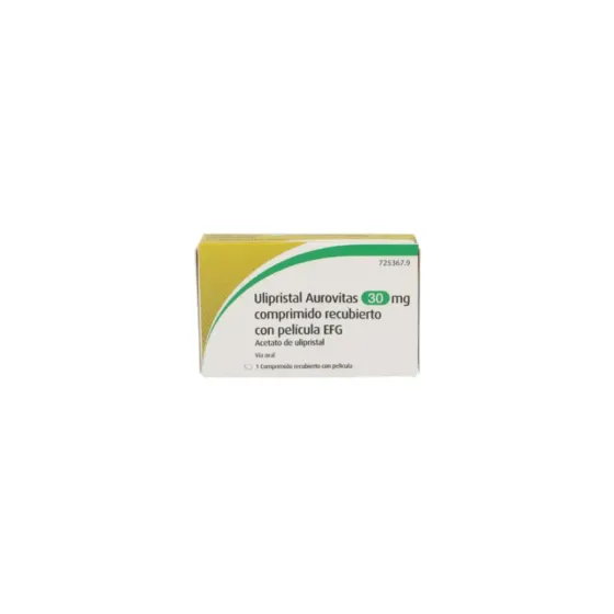 ULIPRISTAL AUROVITAS 30 MG 1 COMPRIMIDO