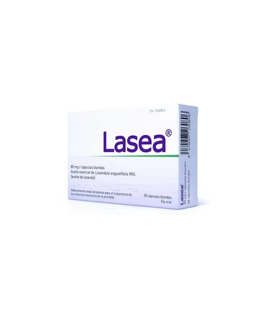 LASEA 80 MG 28 CAPSULAS