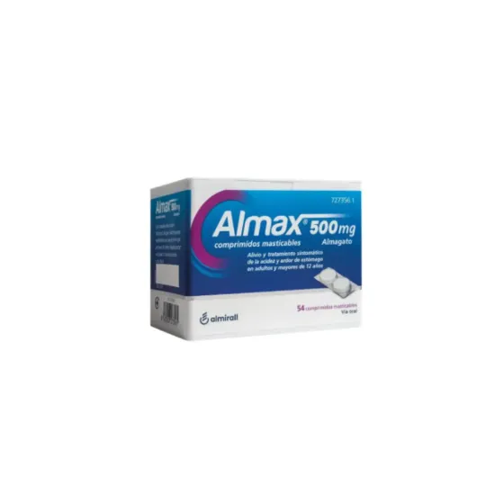 ALMAX 500 MG 54 COMPRIMIDOS MASTICABLES