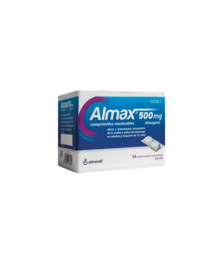 ALMAX 500 MG 54 COMPRIMIDOS MASTICABLES