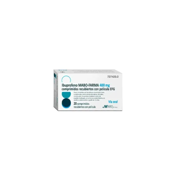 IBUPROFENO MABO FARMA 400 MG 20 COMPRIMIDOS