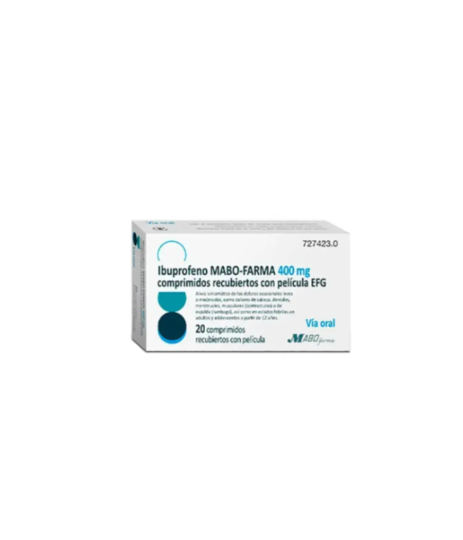 IBUPROFENO MABO FARMA 400 MG 20 COMPRIMIDOS