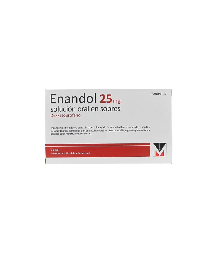 ENANDOL 25 MG SOLUCION ORAL 10 SOBRES