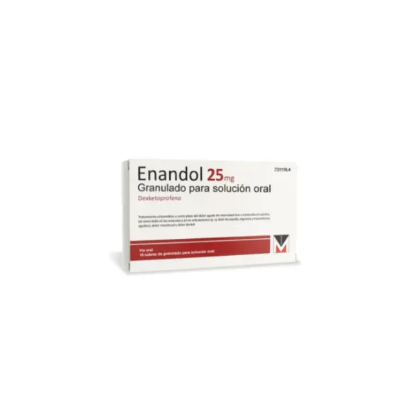 ENANDOL 25 MG GRANULADO PARA SOLUCION ORAL 10 SOBRES