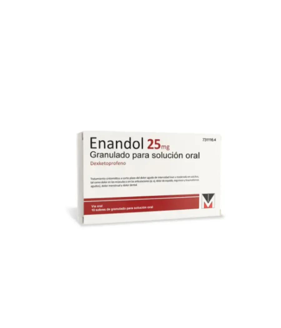 ENANDOL 25 MG GRANULADO PARA SOLUCION ORAL 10 SOBRES