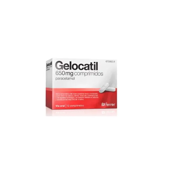 GELOCATIL 650 MG 20 COMPRIMIDOS