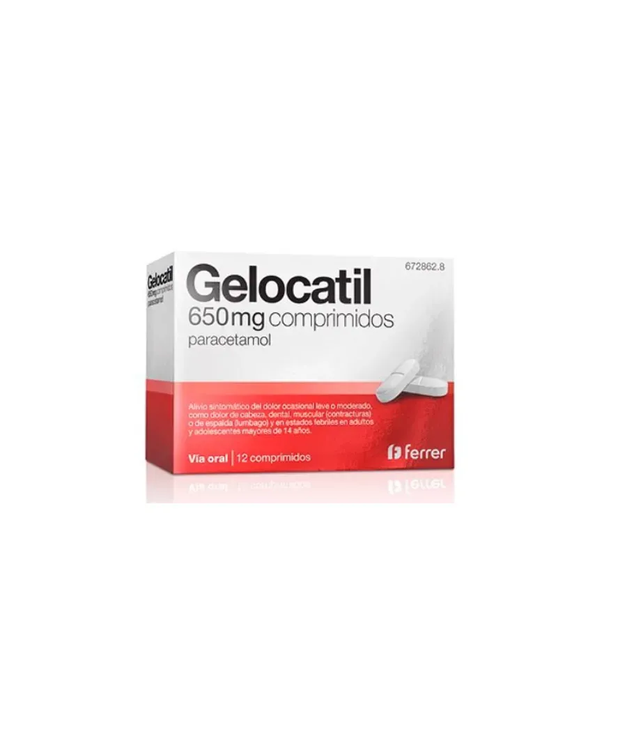 GELOCATIL 650 MG 20 COMPRIMIDOS