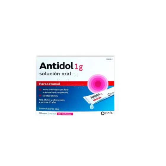 ANTIDOL 1 GR 10 STICKS SOLUCION ORAL