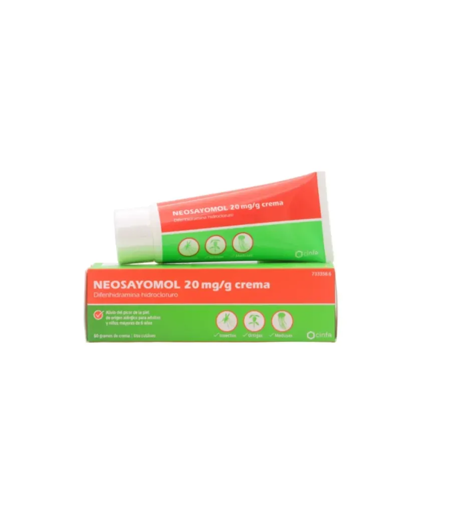 NEOSAYOMOL 20 MG/G CREMA 60 GR