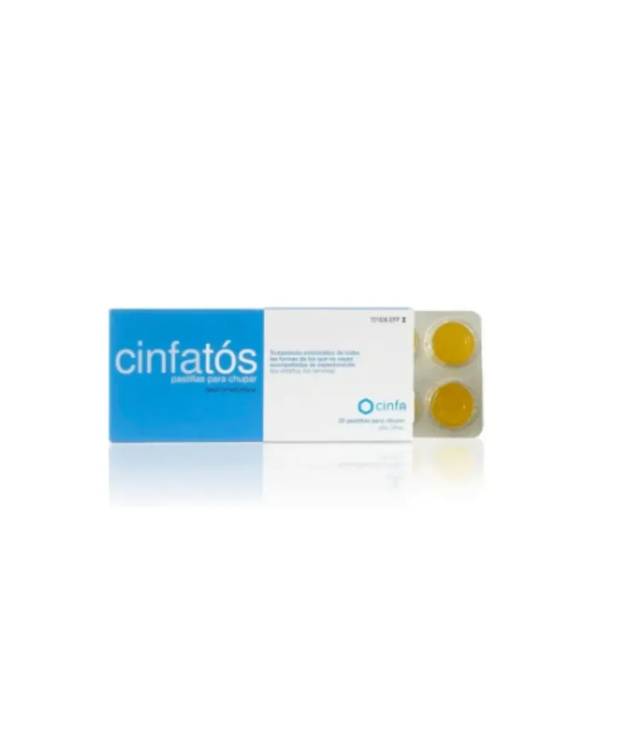 CINFATOS 10 MG PASTILLAS PARA CHUPAR 20 UNIDADES