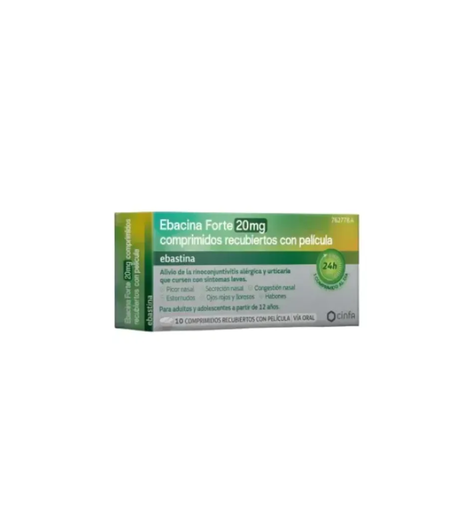 EBACINA FORTE 20 MG 10 COMPRIMIDOS