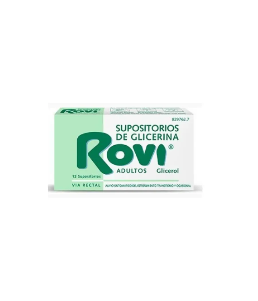 SUPOSITORIOS GLICERINA ROVI ADULTOS 12 UNIDADES
