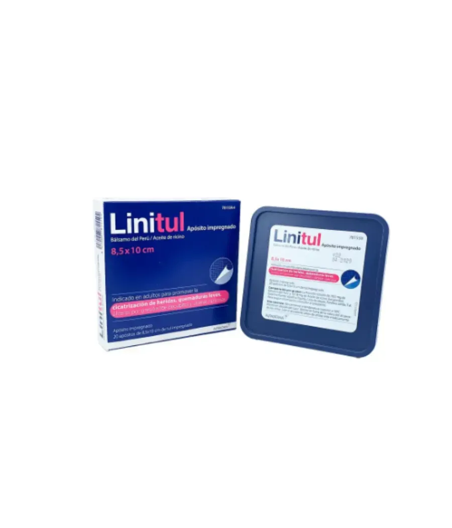 LINITUL 8.5 x 10 CM APOSITOS IMPREGNADOS 20 UNIDADES