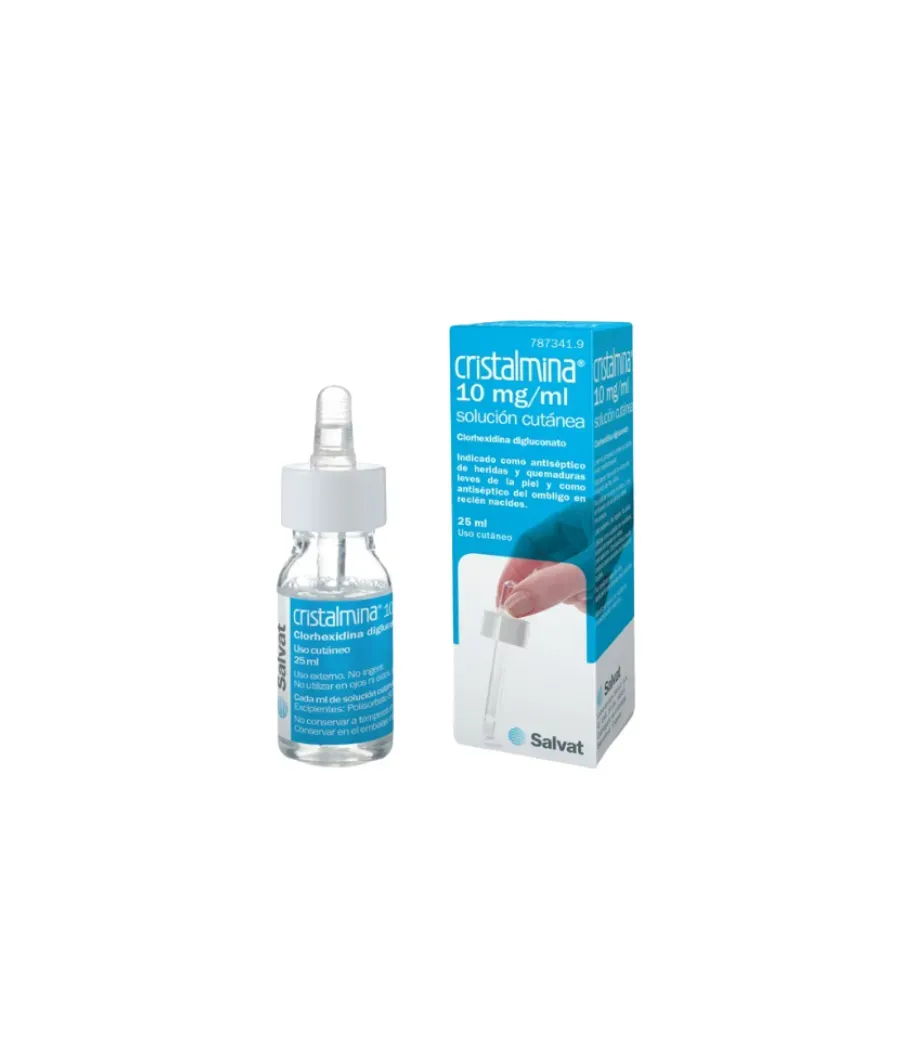 CRISTALMINA 10 MG/ML SOLUCION TOPICA 25 ML