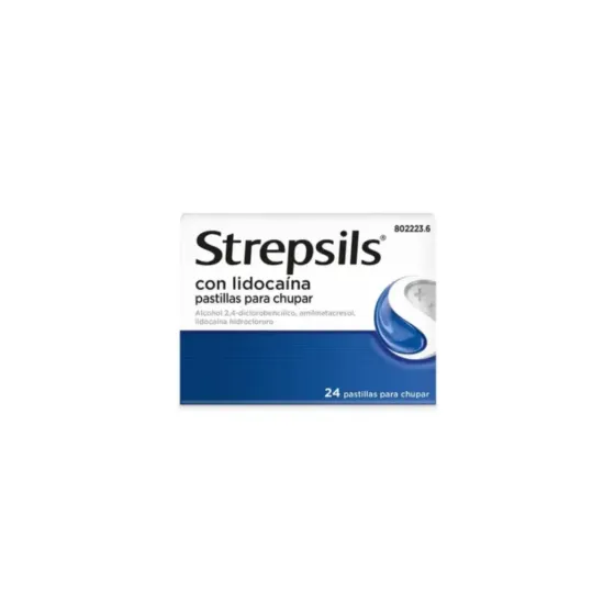 STREPSILS CON LIDOCAINA 24 PASTILLAS