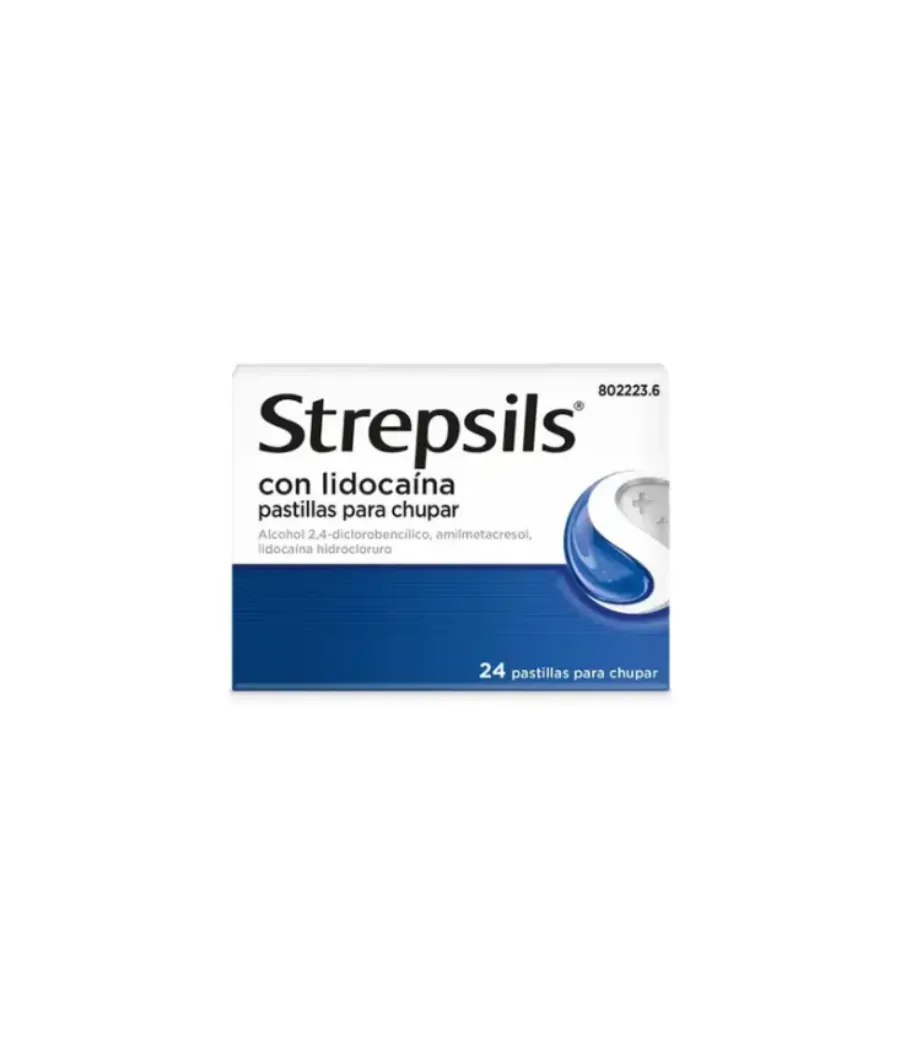 STREPSILS CON LIDOCAINA 24 PASTILLAS