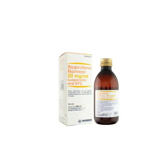 IBUPROFENO NORMON 20 MG/ML SUSPENSION ORAL 200 ML